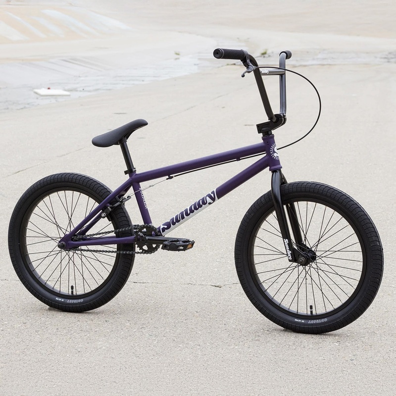 Sunday Primer 21″TT BMX Freestyle Bike-Matte Midnight Purple