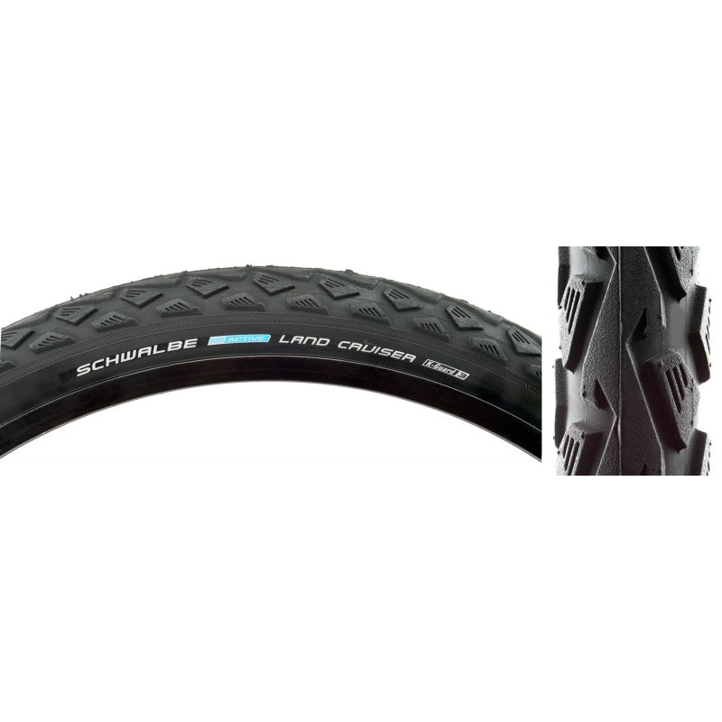 Schwalbe Land Cruiser Tire – 700 x 40 Clincher Wire Black K-Guard