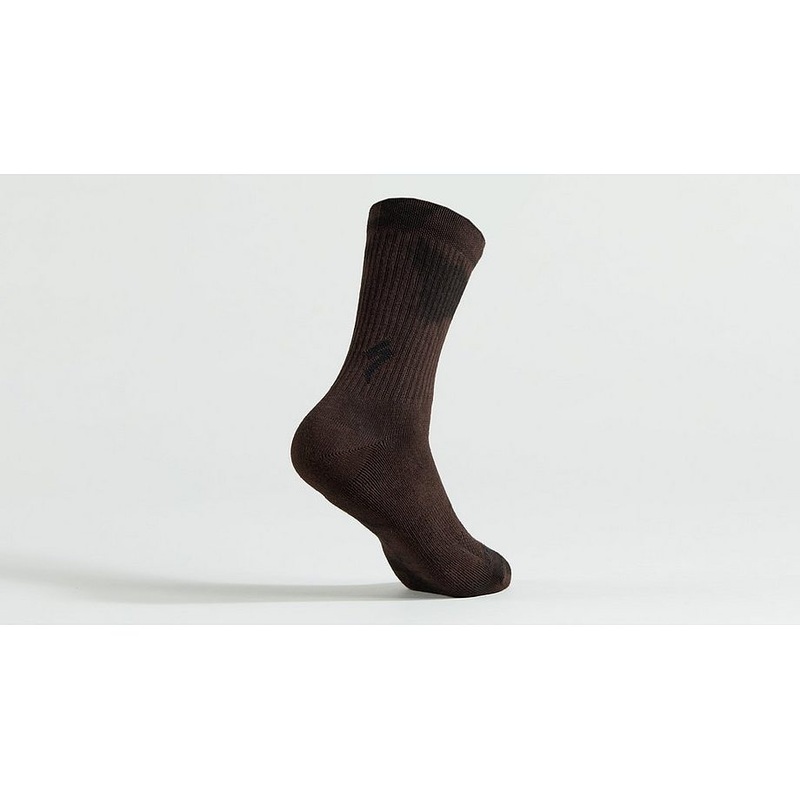 Specialized cotton tall sock doppio garment wash s