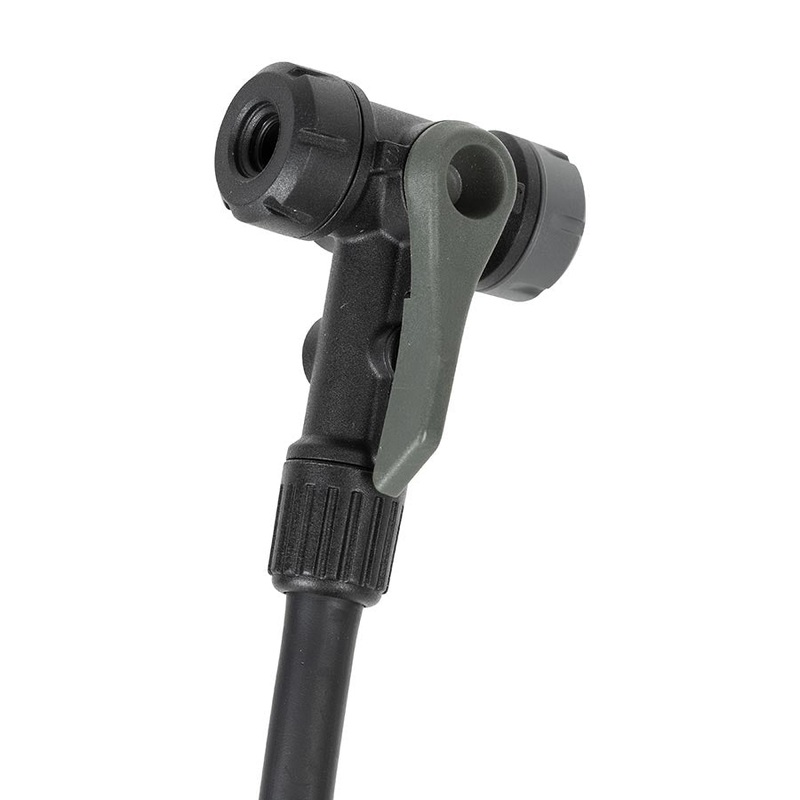 Topeak Joeblow Mountain II Floor Pump – Steel Barrel / Plastic Base 3.5″ Gauge 60 Psi /4 Bar Twinhead