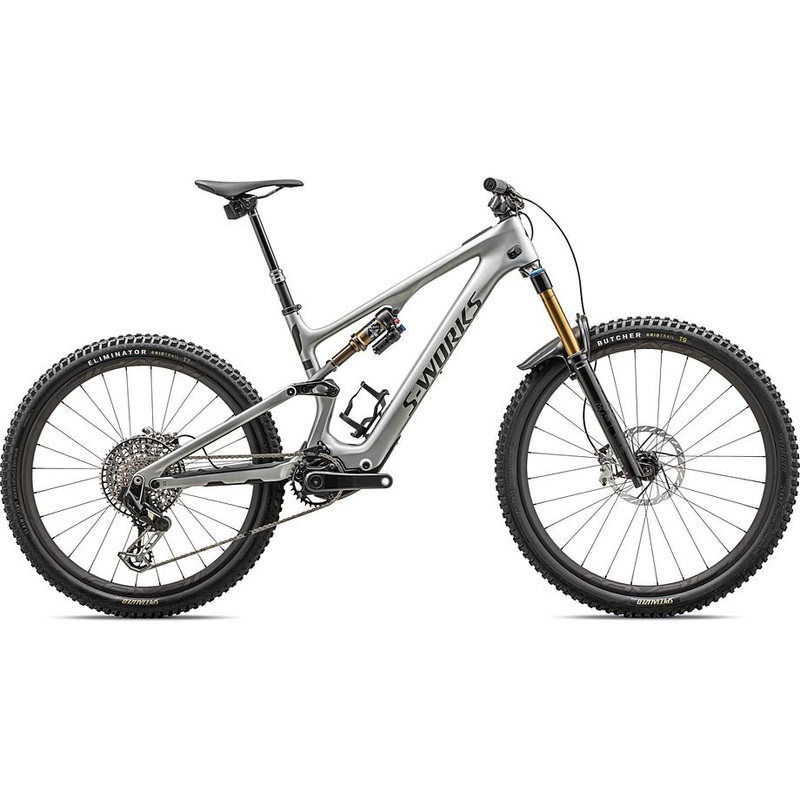 2024 Specialized levo sl S-Works carbon bike gloss brushed black liquid metal / satin black chrome foil s6