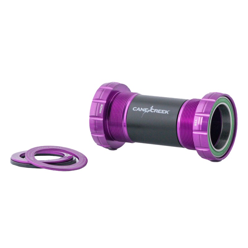 Cane Creek Hellbender 70 Bottom Bracket – English For 24mm Spindle Purple