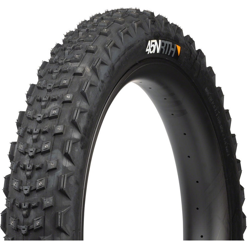 Dillinger 4 Tire, 120 TPI 168 Large Concave Carbide Aluminum Studs – 26 x 4.2″