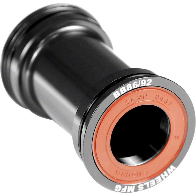 Wheels Manufacturing BB86/92 Shimano Bottom Bracket ABEC-3 Bearings Black Cups