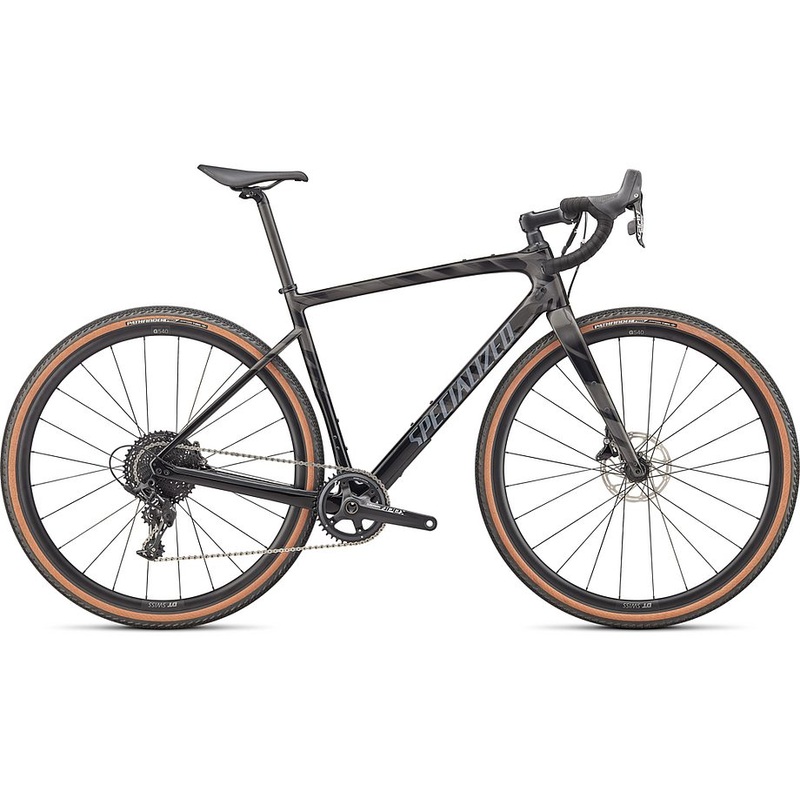 2022 Specialized diverge sport carbon bike gloss smoke/black/transparent/chrome/wild 52