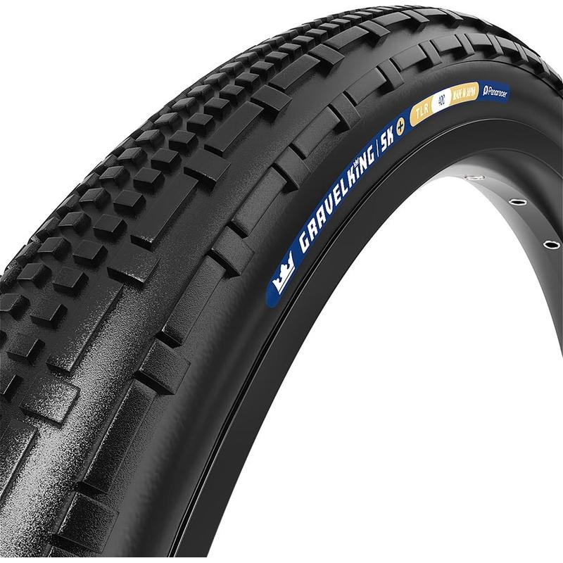 Panaracer GravelKing SK Plus Tire – 650b x 48 / 27.5 x 1.90 Tubeless Folding Black