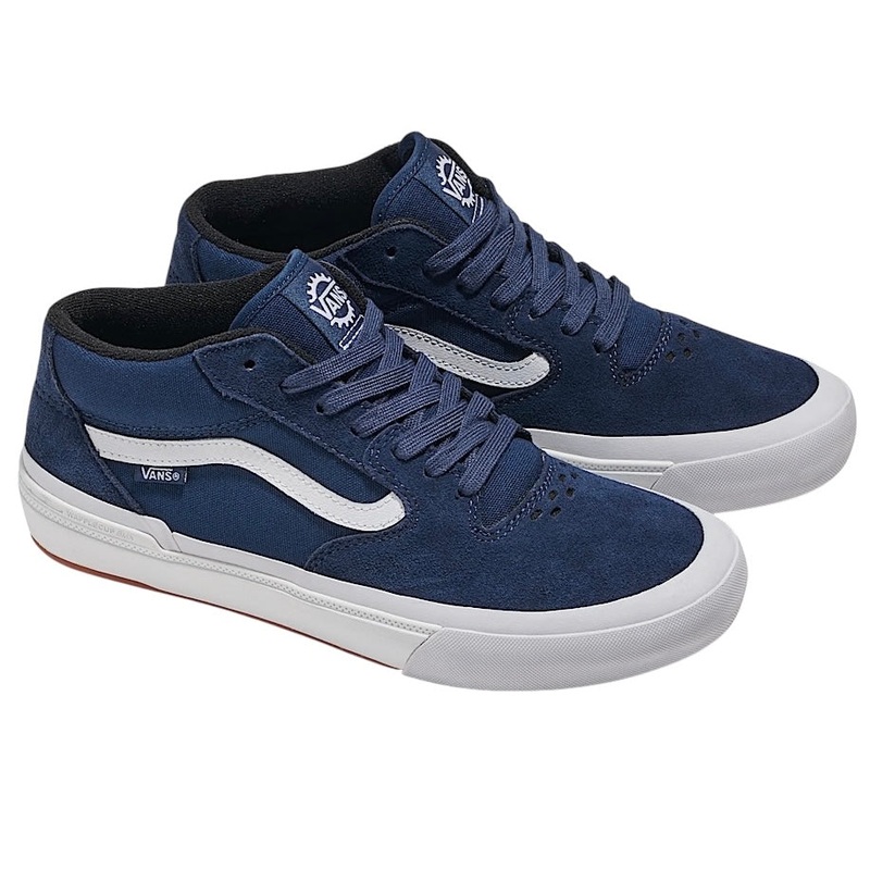 Vans BMX Style 114 Shoes (Navy / White)