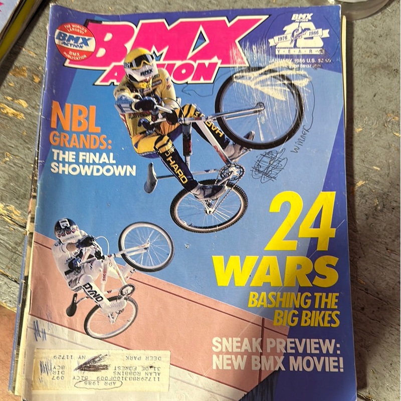BMX Action magazine Back Issues 1986