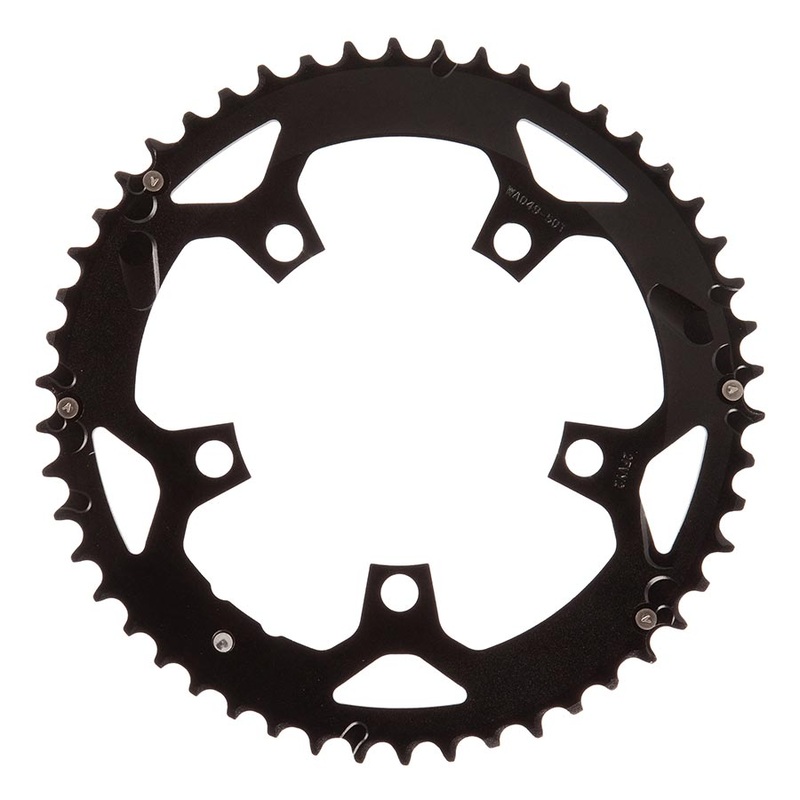 Full Speed Ahead Pro Road Chainring – 50t 110 BCD Aluminum N11 Black