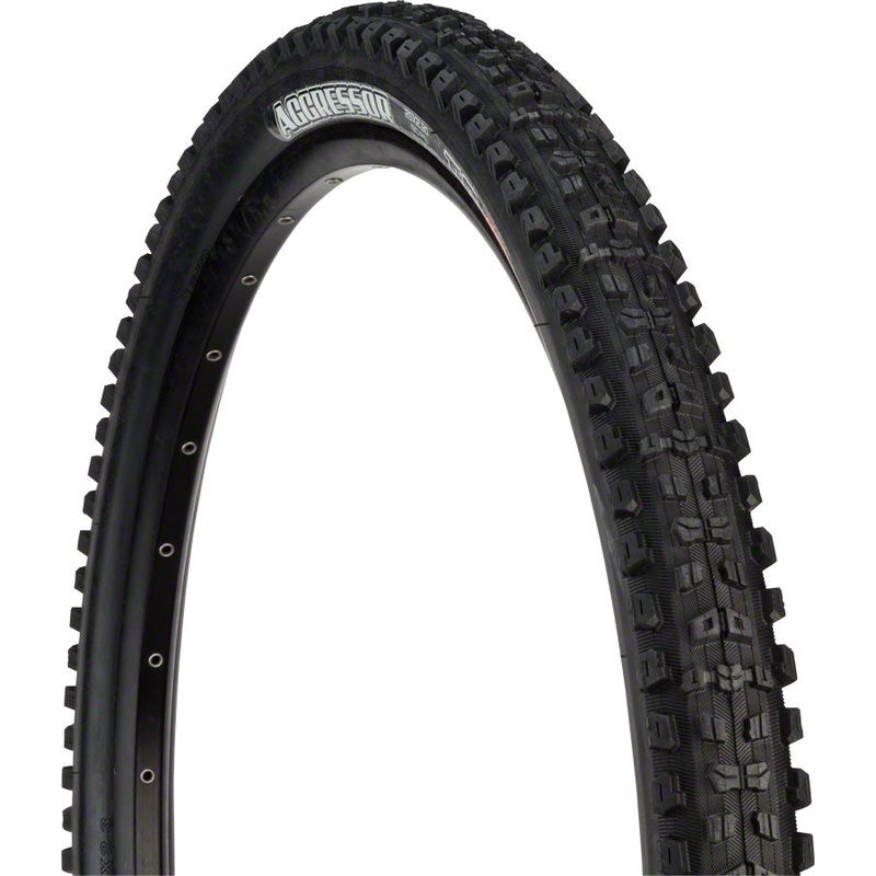 Maxxis Aggressor Tire – 27.5 x 2.5 Tubeless Folding BLK Dual EXO Wide Trail