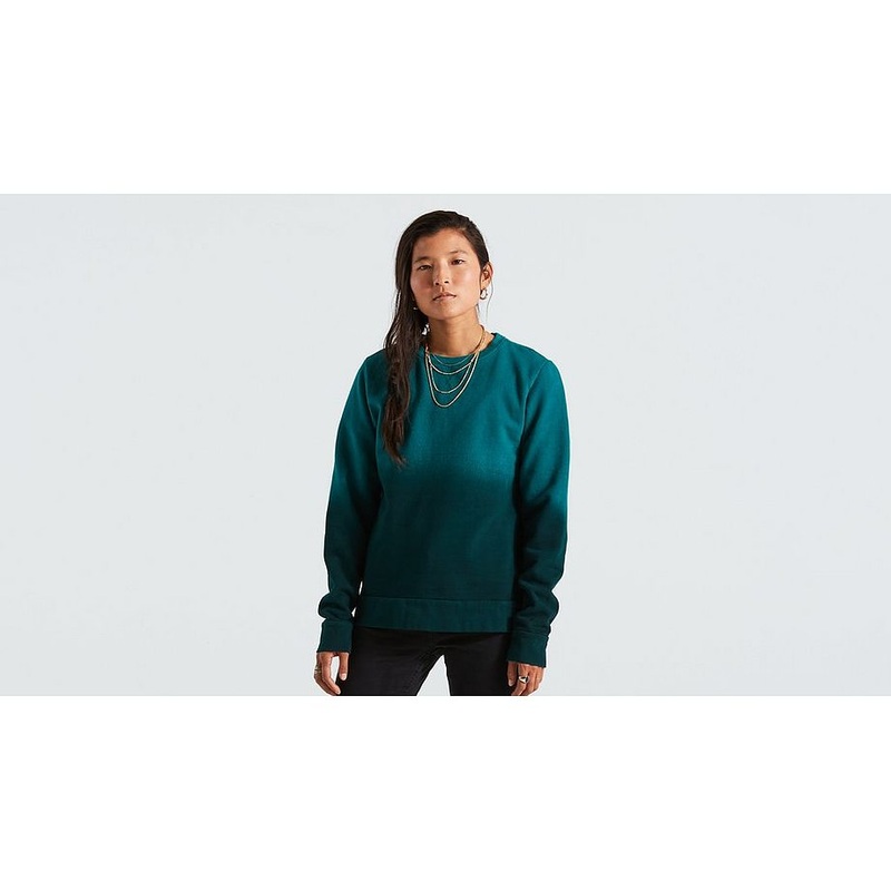 Specialized legacy spray crewneck ls wmn tropical teal xl