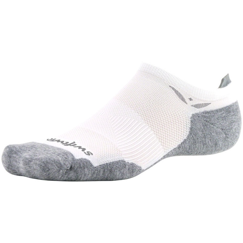 Swiftwick Maxus No Show Socks – No Show White Medium