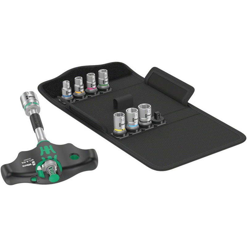 Wera Kraftform Kompakt 400 RA T-Handle Ratchet Set 2 – 9Pieces