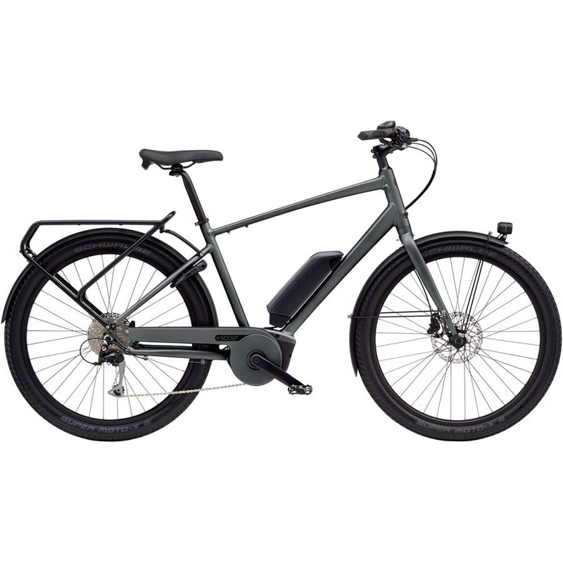 Benno eScout Class 3 Etility Ebike – Bosch Performance Line Sport 400Wh Matte Graphite Gray Large
