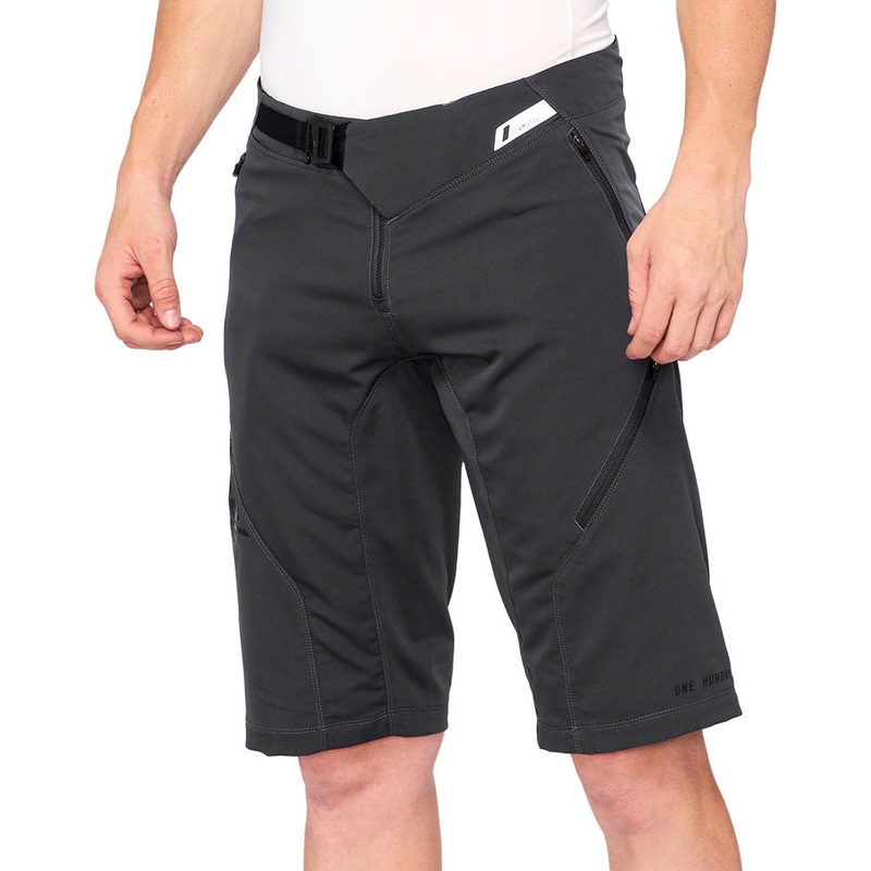 100% Airmatic Shorts – Charcoal Size 32