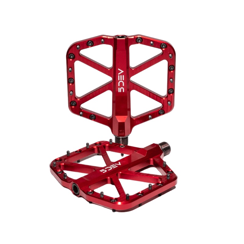 5DEV All Around Flat Pedals, Red