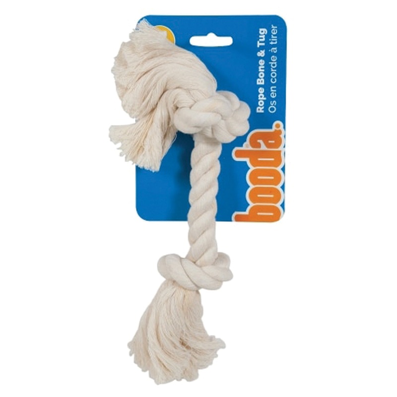 Booda 2knot Rope Bone Large – Durable Chew Toy for Large Dogs