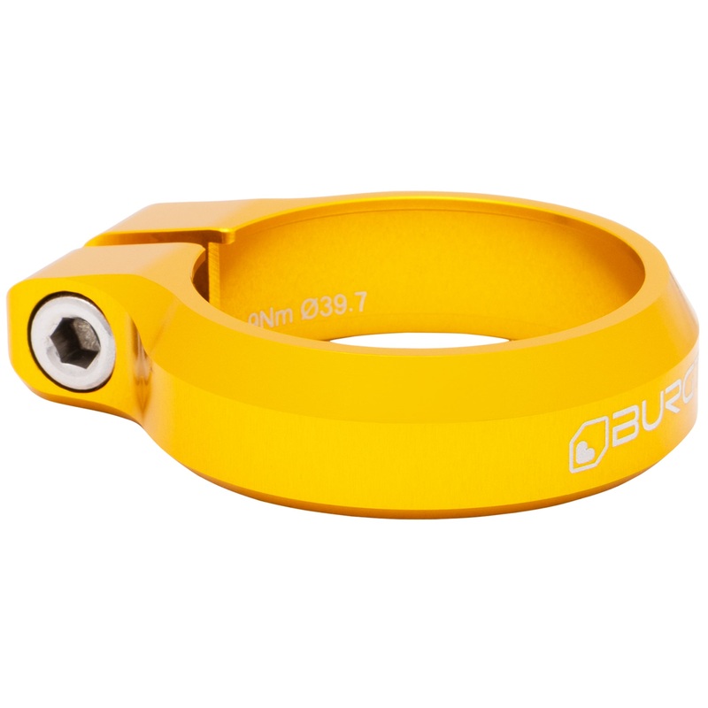 Burgtec Seat Clamp – 39.7mm Diameter – Burgtec Bullion Gold