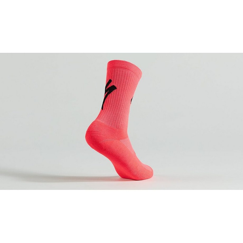 Specialized techno mtb tall logo sock imperial red m