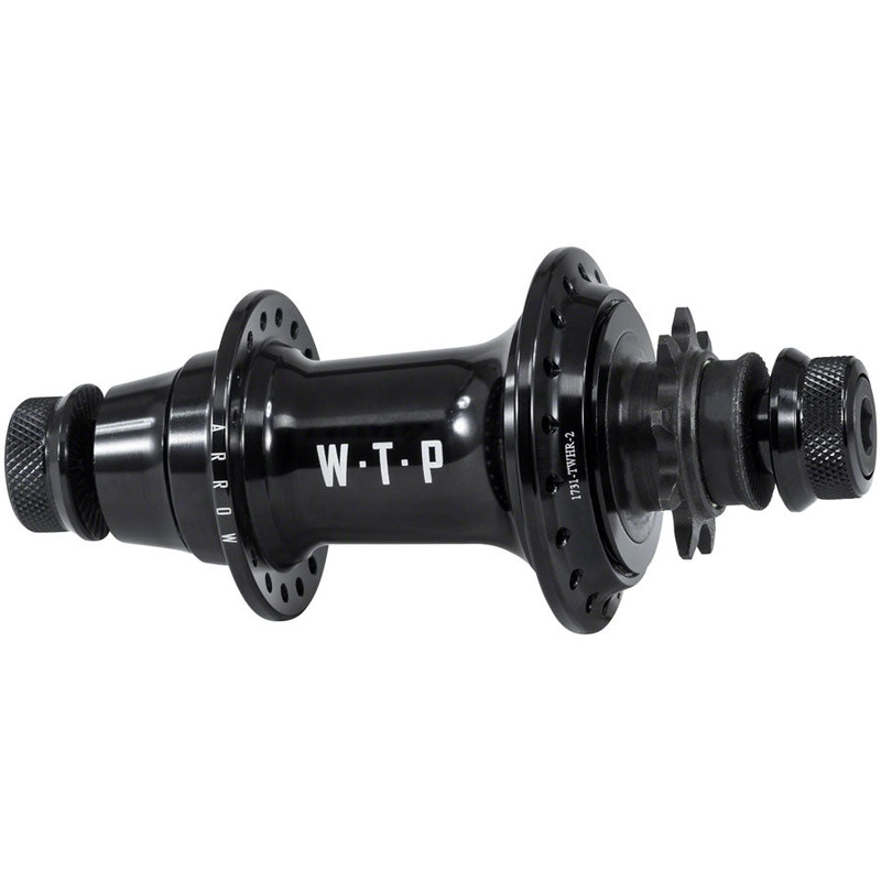 We The People Arrow 36h Rear Cassette Hub 9t Driver RHD LHD 3/8″ Female Bolts BLK