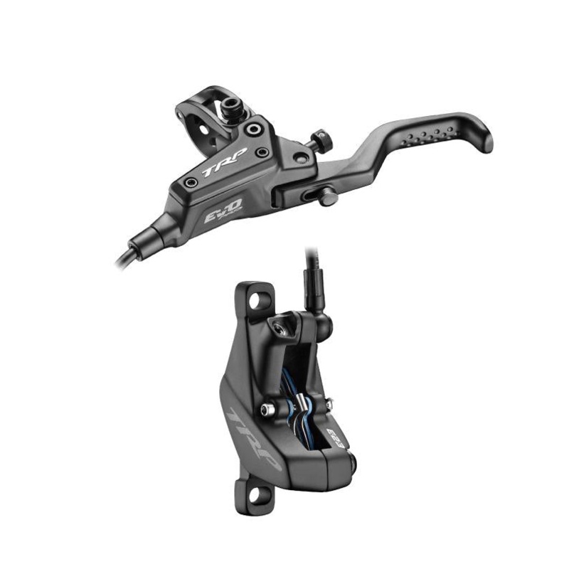 TRP EVO Pro HD-M9040 Disc Brake Lever – Right/Front Rear 1900mm Hose Post Mount 4-Piston BLK