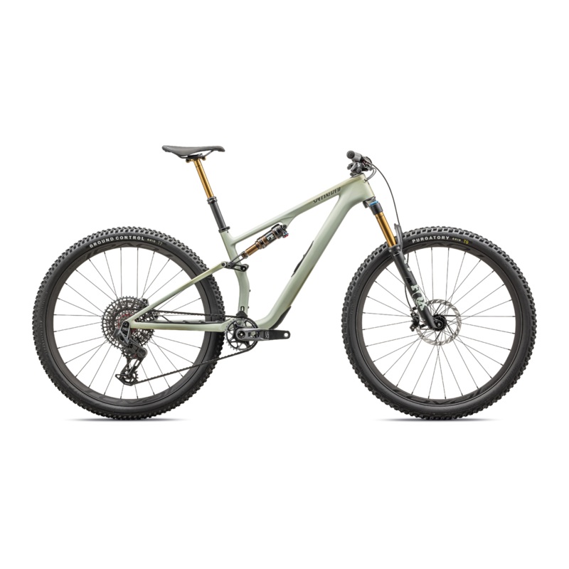 2024 Specialized EPIC 8 Evo Pro Mountain Bike – Medium, Satin Forest Green/Spruce/Metallic Spruce