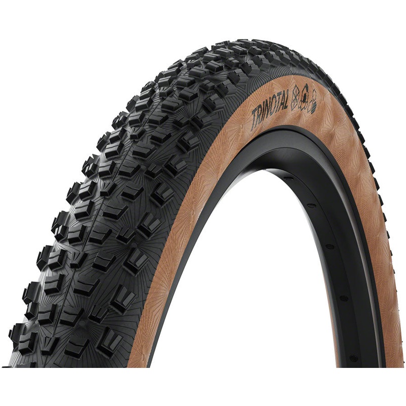 Continental Trinotal Tire – 29 x 2.40 Tubeless Folding BLK/Transparent Grip Trail Casing E25