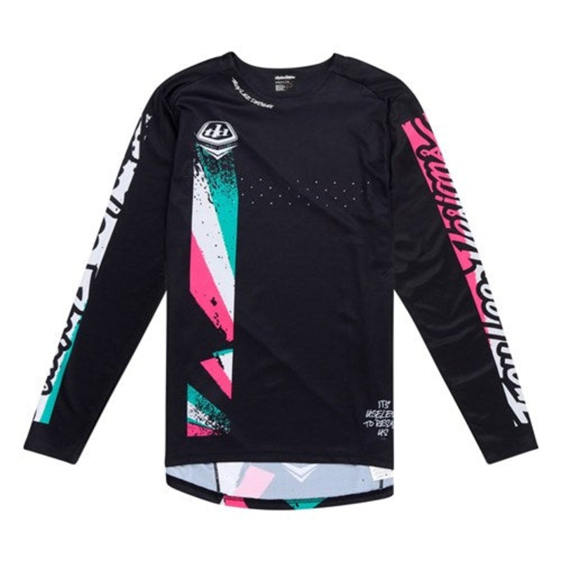 TLD 25.1 Sprint Jersey / Full Pull Black