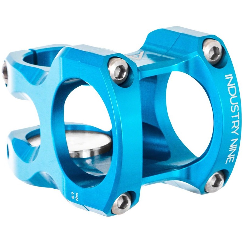 Industry Nine A35 Stem – 35mm Clamp – 50mm Length – Turquoise