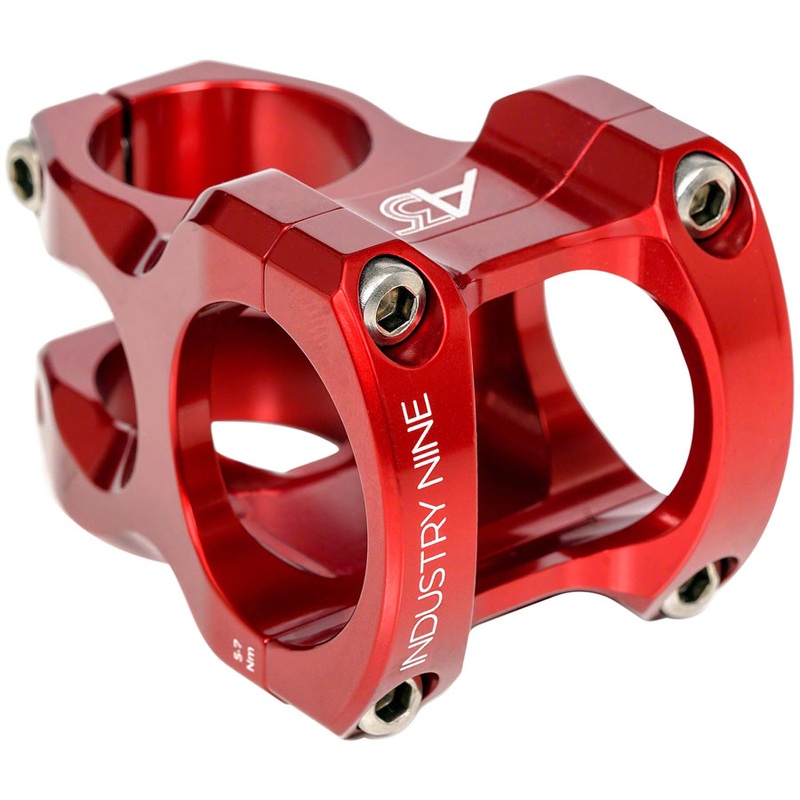 Industry Nine A35 Stem – 50mm 35mm Clamp +/-6 1 1/8″ Aluminum Red