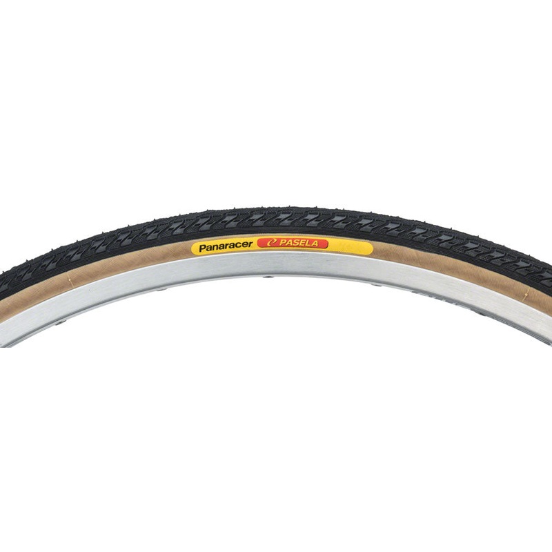 Panaracer Pasela Tire – 27 x 1-1/8 Clincher Wire Black/Tan 60tpi