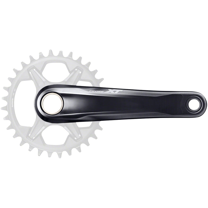 Shimano Deore XT FC-M8100-1 Crankset – 165mm, 12-Speed, 1x, Direct Mount, Hollowtech II Spindle Interface, Black