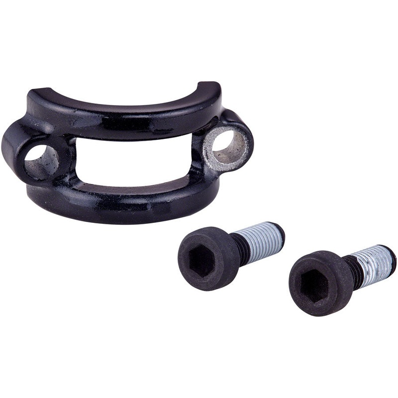 Avid Brake Lever Split Clamp Kit with Bolts – For Elixir 5, Elixir 3, DB 3, DB 1, Level T, and Guide T, Steel Hardware, Black