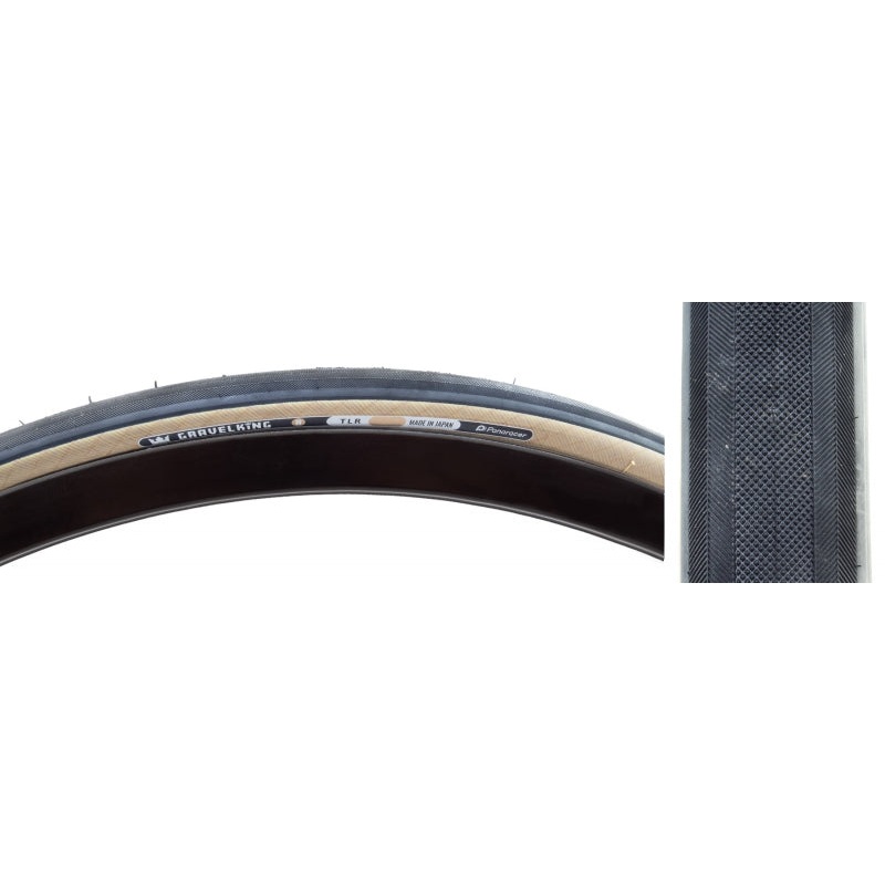 GravelKing Slick R Tire – 700 x 28 Clincher Folding Black/Amber