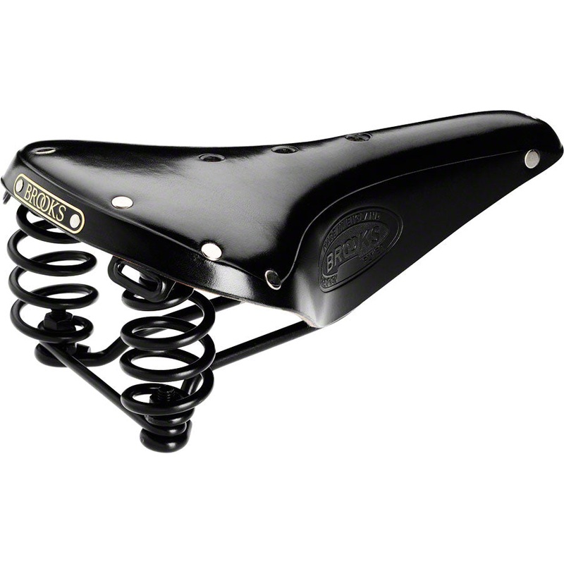 Brooks Flyer Saddle – Steel, Black, Men’s