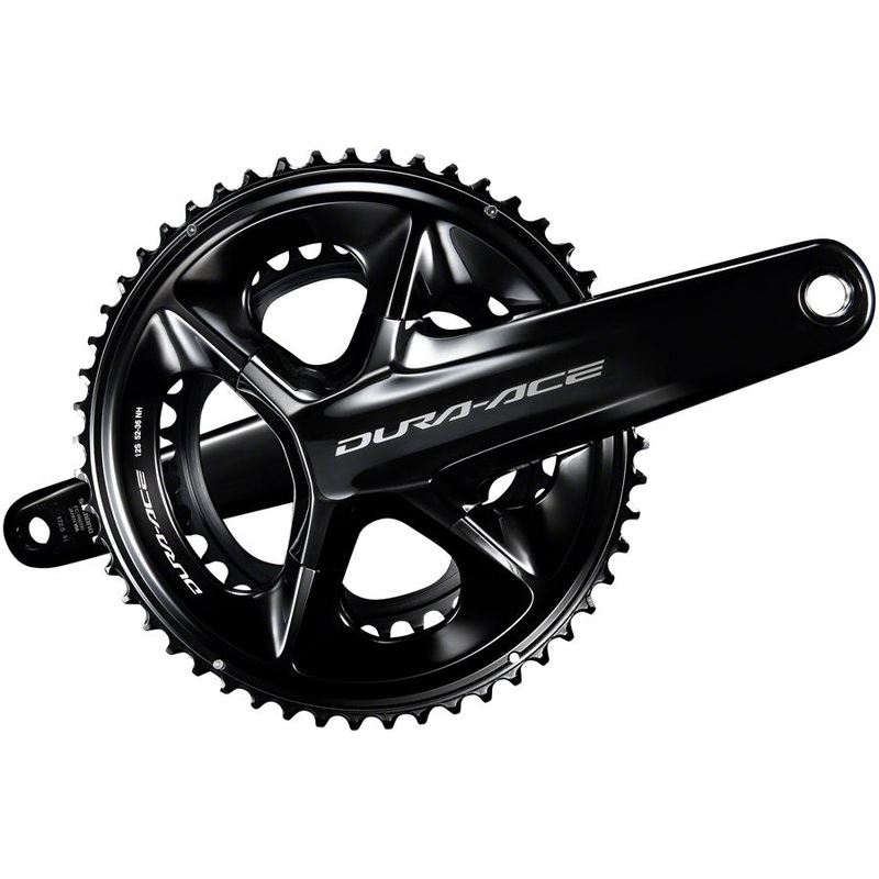 Shimano Dura-Ace FC-R9200 Crankset – 175mm, 12-Speed, 52/36t, Hollowtech II Spindle Interface, Black