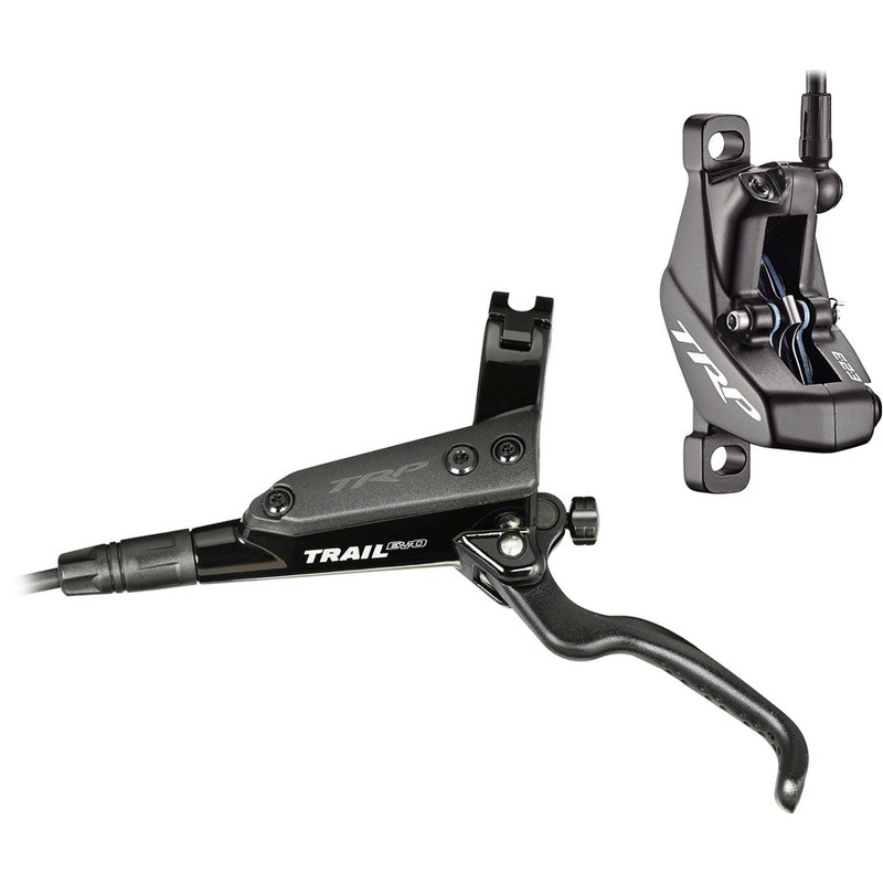 TRP Trail EVO Disc Brake and Lever – Front, Hydraulic, Post Mount, Black