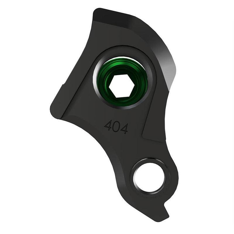 Wheels Manufacturing Universal Derailleur Hanger – 487-9 For Trek ABP MTB Frames designed to accept SRAM UDH BLK/Green