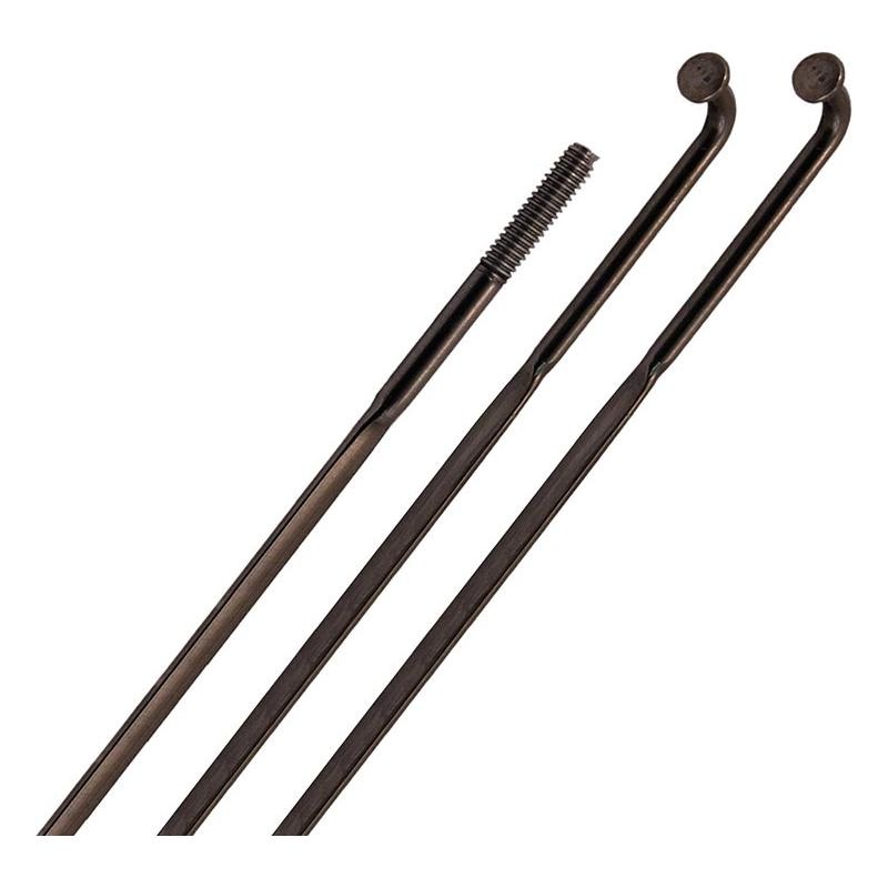 Zipp, CX-Ray Black J-Bend TCS, Spokes, CX-Ray J-Bend, Black, Length: 254, 3pcs