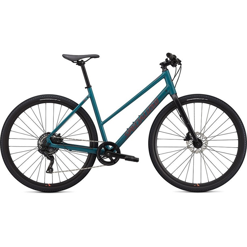 2022 Specialized sirrus x 2.0 st bike dusty turquoise / rocket red / black reflective xs