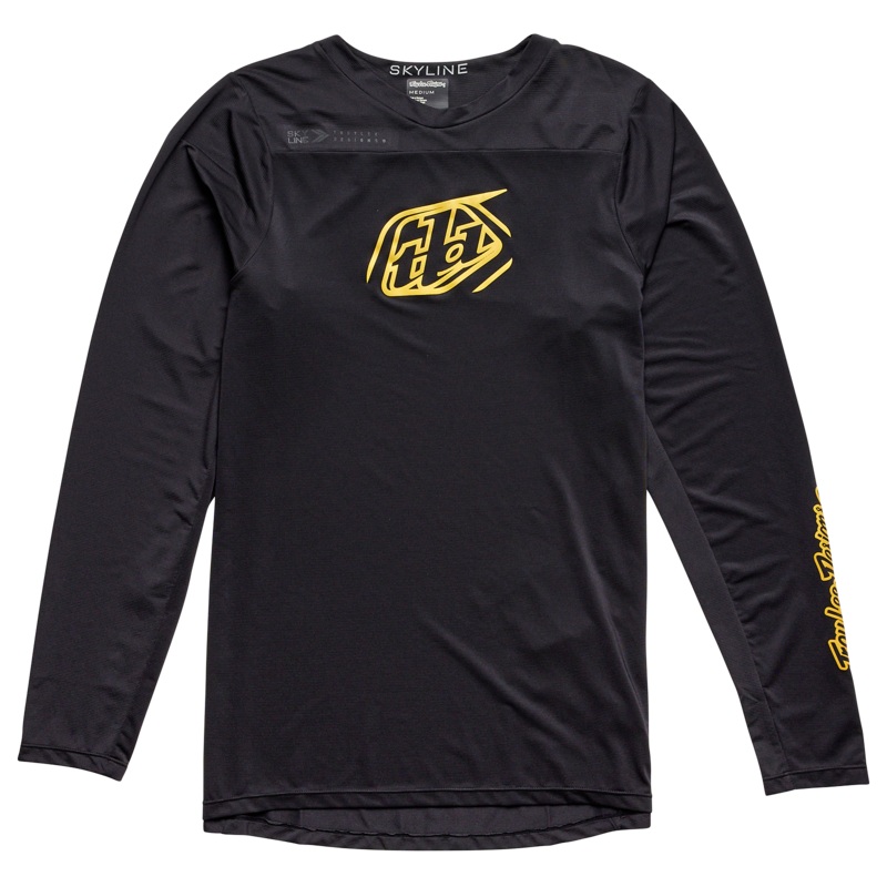 Troy Lee Designs Skyline Long Sleeve MTB Jersey – Iconic – Black