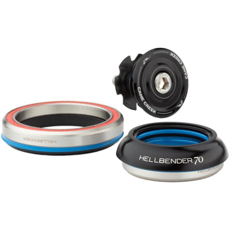 Cane Creek, Hellbender 70 SLAM IS42/IS52, Headset, : IS42/28.6/H4.6 | IS52/40, Integrated, Complete, Black