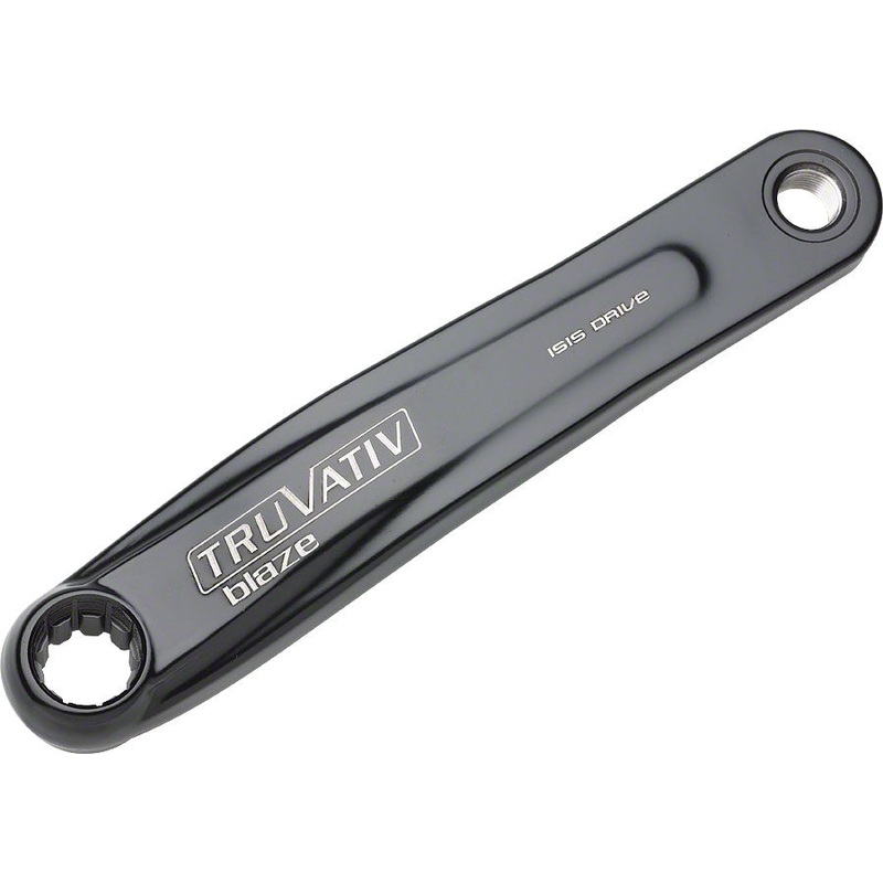 Left ISIS Crank Arm 175mm Black with Blaze Logo