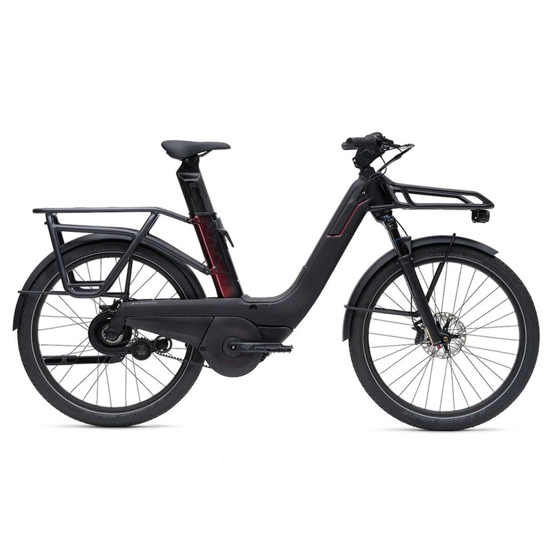 Vaast Bikes E/1 Enviolo 27.5 E-Bike – Vibrant Berry Red-Black Cherry