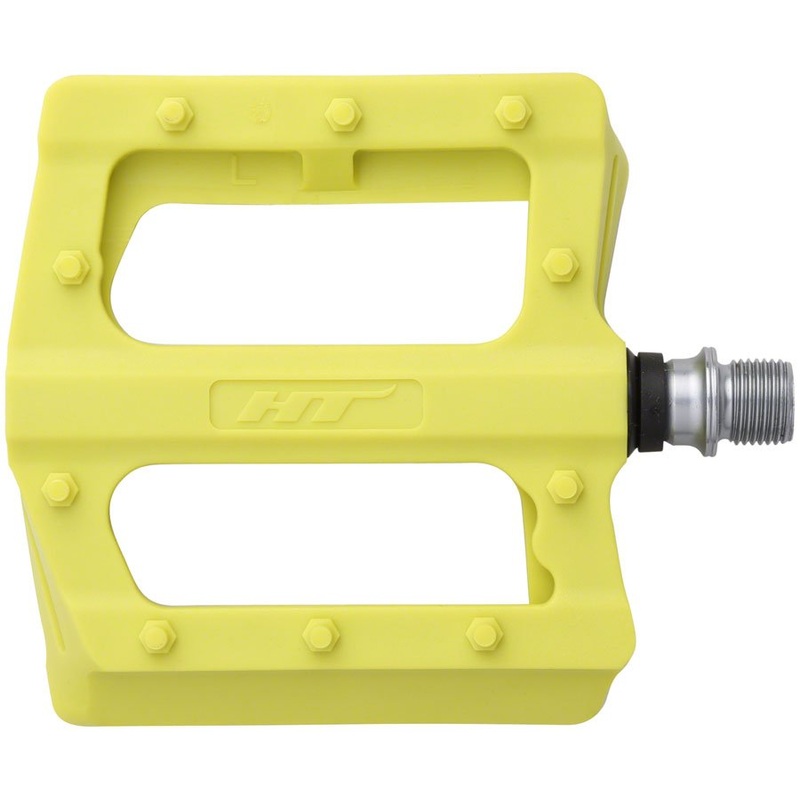 HT Components PA12 Pedals – Platform Composite 9/16″ Neon Green