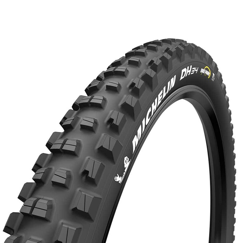 Michelin DH34 Bike Park Tire 27.5×2.40 Wire Tubeless Ready Bikepark 2x55TPI Black