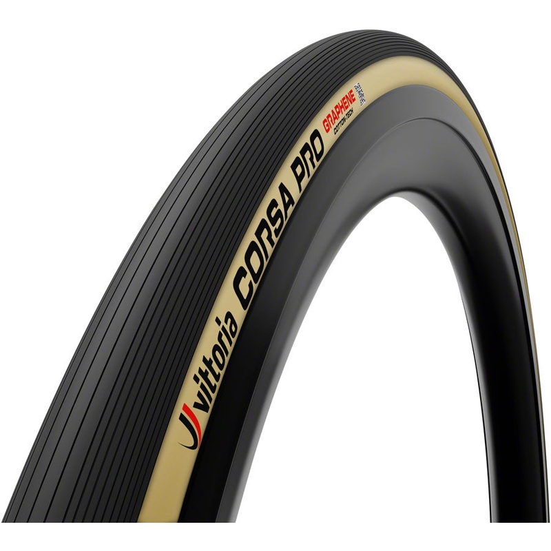 Vittoria Corsa Pro Tire – 700 x 23 Tubular Folding Black/Para G2.0