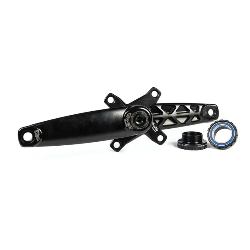 Profile Racing Elite Aluminum Crankset – Black