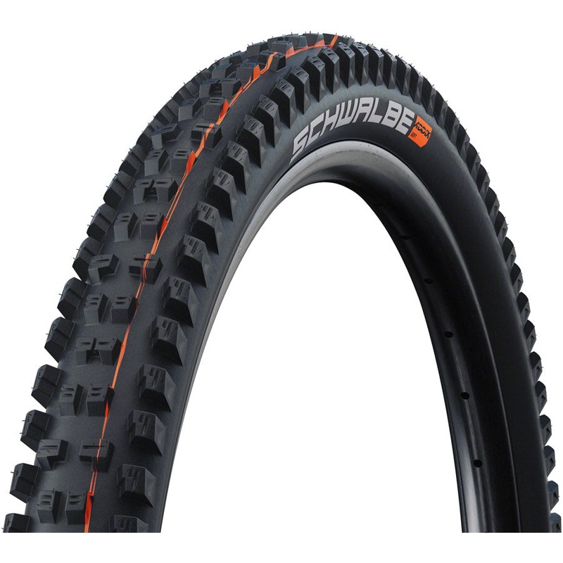 Schwalbe Tacky Chan Tire – 29 x 2.40, Tubeless, Folding, Black, Evolution Line, Super Trail, Addix Ultra Soft, E-50