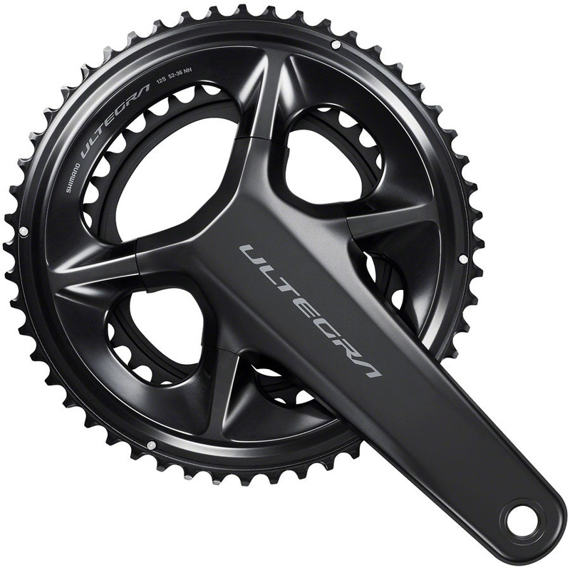 Shimano Ultegra FC-R8100 Crankset – 175mm 12-Speed 50/34t Hollowtech II Spindle Interface BLK